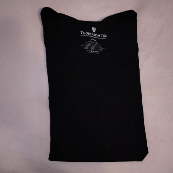 Women's Sweat Proof T-Shirt Scoop Neck 100% Ringspun Combed Cotton in Black - Picture 7 of 14